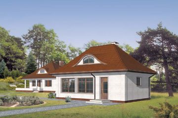  Projekt budynku gospodarczego GU-1 (WAA1176) - projekt budynku parterowego - Zdjęcie 1