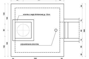  Projekt zbiornika na gnojowicę PP-01 (WAA1092) - projekt zbiornika parterowego - Zdjęcie 1