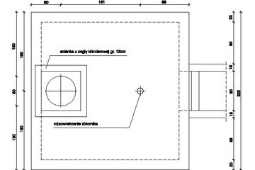  Projekt zbiornika na gnojowicę PP-02 (WAA1093) - projekt zbiornika parterowego - Zdjęcie 1