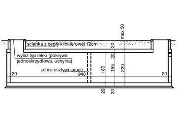  Projekt zbiornika na gnojowicę ZB-05 (WAA1170) - projekt zbiornika parterowego - Zdjęcie 1