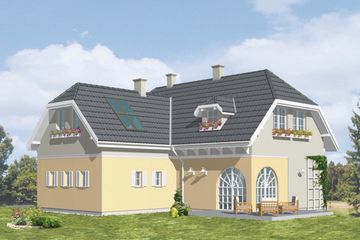  Projekt domu Lider (KSA1335) - projekt domu parterowego z poddaszem - Zdjęcie 1