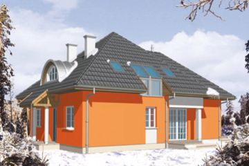  Projekt domu Garda (KSA1348) - projekt domu parterowego z poddaszem - Zdjęcie 2