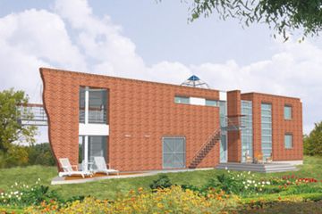  Projekt domu Rezydent (KSA1349) - projekt domu parterowego z poddaszem - Zdjęcie 2