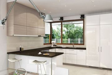  Projekt domu E-150 (WAX1063) - projekt domu z pełnym piętrem - Zdjęcie 5