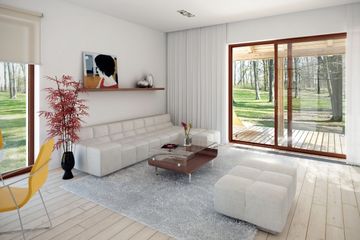  Projekt domu Grafit (BSA1549) - projekt domu parterowego - Zdjęcie 3