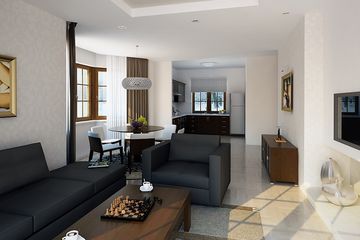 Projekt domu Puszczyk - parterowy z poddaszem dom o powierzchni 164 m², dach kopertowy - ujęcie 6