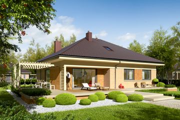  Projekt domu Flo III (WRC2559) - projekt domu parterowego - Zdjęcie 1