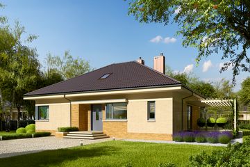  Projekt domu Flo III (WRC2559) - projekt domu parterowego - Zdjęcie 2