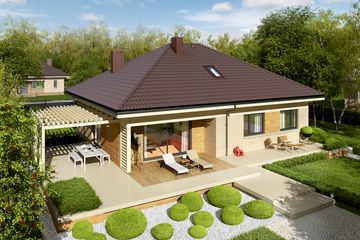  Projekt domu Flo III (WRC2559) - projekt domu parterowego - Zdjęcie 3