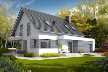  Projekt domu Patryk III G1 energo (WRC2564) - projekt domu parterowego z poddaszem - Zdjęcie 2