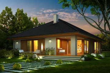  Projekt domu Glen IV G1 (WRC2571) - projekt domu parterowego - Zdjęcie 2