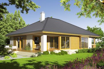  Projekt domu Glen IV G1 (WRC2571) - projekt domu parterowego - Zdjęcie 3