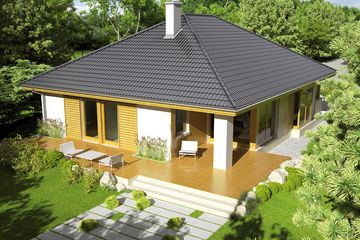  Projekt domu Glen IV G1 (WRC2571) - projekt domu parterowego - Zdjęcie 4