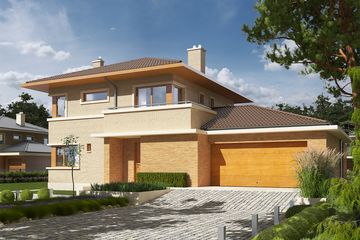  Projekt domu Rodrigo IV G2 (WRC2575) - projekt domu z pełnym piętrem - Zdjęcie 1