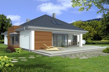  Projekt domu Alaska A (WRD1702) - projekt domu parterowego - Zdjęcie 3