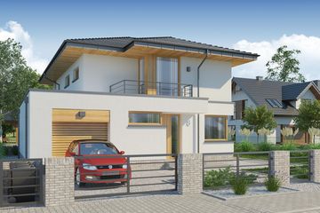  Projekt domu Klara PS (WRW1241) - projekt domu z pełnym piętrem - Zdjęcie 4