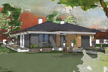  Projekt domu Bm 81 - Dom przy młynie (SLE1016) - projekt domu parterowego - Zdjęcie 5