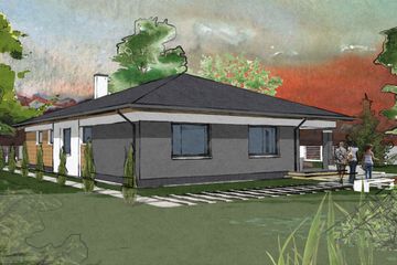  Projekt domu Bm 81 - Dom przy młynie (SLE1016) - projekt domu parterowego - Zdjęcie 7