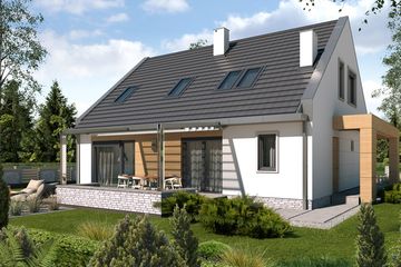  Projekt domu Victor a (WRD1692) - projekt domu parterowego z poddaszem - Zdjęcie 3