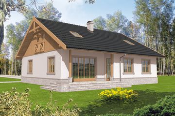  Projekt domu Lote III G2 (WRC2582) - projekt domu parterowego - Zdjęcie 2