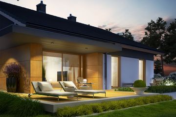  Projekt domu Iwo G1 (WRC2585) - projekt domu parterowego - Zdjęcie 2