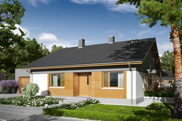  Projekt domu Iwo G1 (WRC2585) - projekt domu parterowego - Zdjęcie 4
