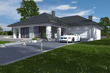  Projekt domu Indiana (BBE1025) - projekt domu parterowego - Zdjęcie 3