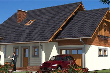  Projekt domu L-1 Dom tradycyjny (BBD1000) - projekt domu parterowego z poddaszem - Zdjęcie 5