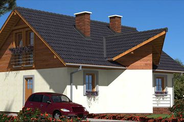  Projekt domu L-3 Dom tradycyjny (BBD1001) - projekt domu parterowego z poddaszem - Zdjęcie 4