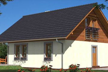  Projekt domu L-3 Dom tradycyjny (BBD1001) - projekt domu parterowego z poddaszem - Zdjęcie 5