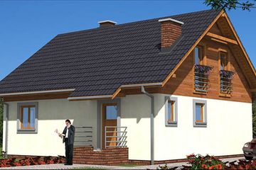  Projekt domu L-6 Dom tradycyjny (BBD1005) - projekt domu parterowego z poddaszem - Zdjęcie 4