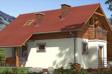  Projekt domu L-7 Dom tradycyjny (BBD1006) - projekt domu parterowego z poddaszem - Zdjęcie 3