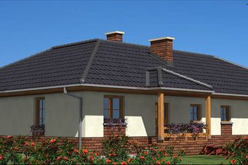  Projekt domu L-13 Dom tradycyjny (BBD1013) - projekt domu parterowego - Zdjęcie 4