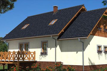  Projekt domu L-66 Dom tradycyjny (BBD1092) - projekt domu parterowego z poddaszem - Zdjęcie 5