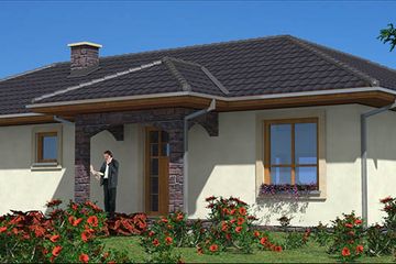  Projekt domu L-10 Dom żelazna murowany (BBD1190) - projekt domu parterowego - Zdjęcie 3