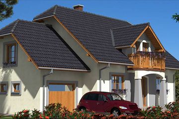  Projekt domu A-117 Dom tradycyjny (BBD1192) - projekt domu parterowego z poddaszem - Zdjęcie 5