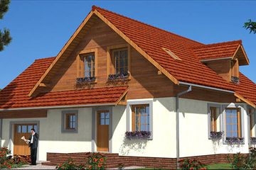  Projekt domu A-123 Dom tradycyjny (BBD1206) - projekt domu parterowego z poddaszem - Zdjęcie 5