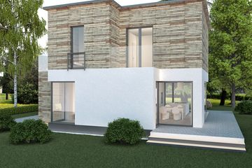  Projekt domu SQ36 (WAF1013) - projekt domu z pełnym piętrem - Zdjęcie 2