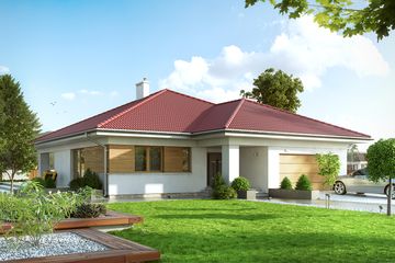  Projekt domu Decyma 5 (BSA2059) - projekt domu parterowego - Zdjęcie 1