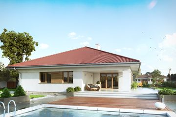  Projekt domu Decyma 5 (BSA2059) - projekt domu parterowego - Zdjęcie 2