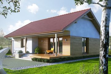  Projekt domu Mak (BSA2060) - projekt domu parterowego - Zdjęcie 1