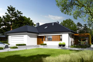  Projekt domu Astrid G2 energo (WRC2588) - projekt domu parterowego - Zdjęcie 1