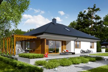  Projekt domu Astrid G2 energo (WRC2588) - projekt domu parterowego - Zdjęcie 3