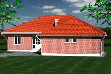  Projekt domu 102 (BBF1001) - projekt domu parterowego - Zdjęcie 4