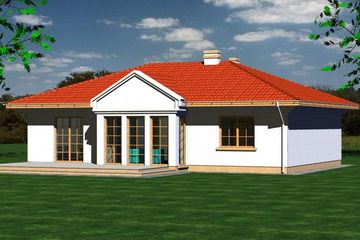  Projekt domu 106 (BBF1005) - projekt domu parterowego - Zdjęcie 4