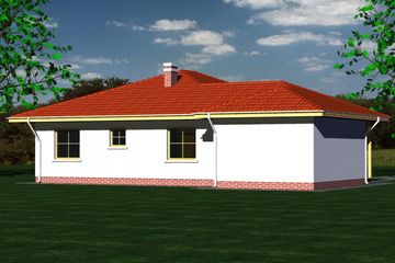  Projekt domu 109 (BBF1008) - projekt domu parterowego - Zdjęcie 4