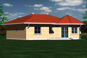  Projekt domu 110 (BBF1009) - projekt domu parterowego - Zdjęcie 3