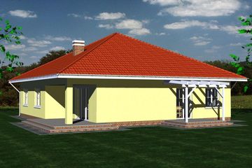  Projekt domu DOM 111 (BBF1010) - projekt domu parterowego - Zdjęcie 3