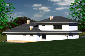  Projekt domu DOM 227 (BBF1039) - projekt domu z pełnym piętrem - Zdjęcie 3