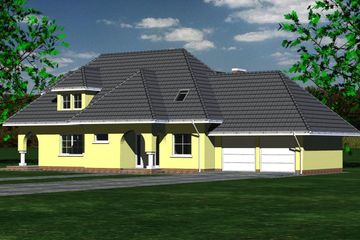  Projekt domu 234 (BBF1046) - projekt domu parterowego z poddaszem - Zdjęcie 4